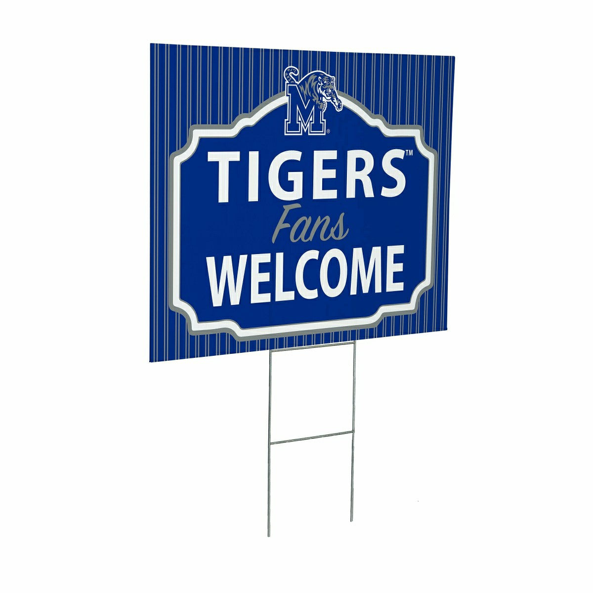 University of Memphis Coroplast Yard Sign, "Fans Welcome" - Collegiate Home
