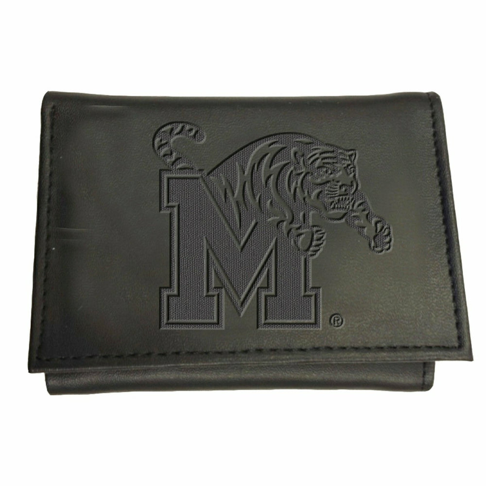 University of Memphis, Tri-Fold Wallet, Black - Collegiate Home