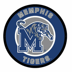 LED Wall Decor, Round, University of Memphis - Collegiate Home