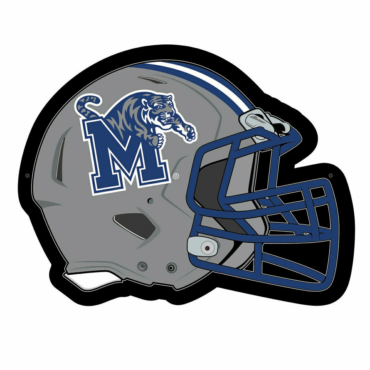 LED Wall Decor, Helmet, University of Memphis - Collegiate Home