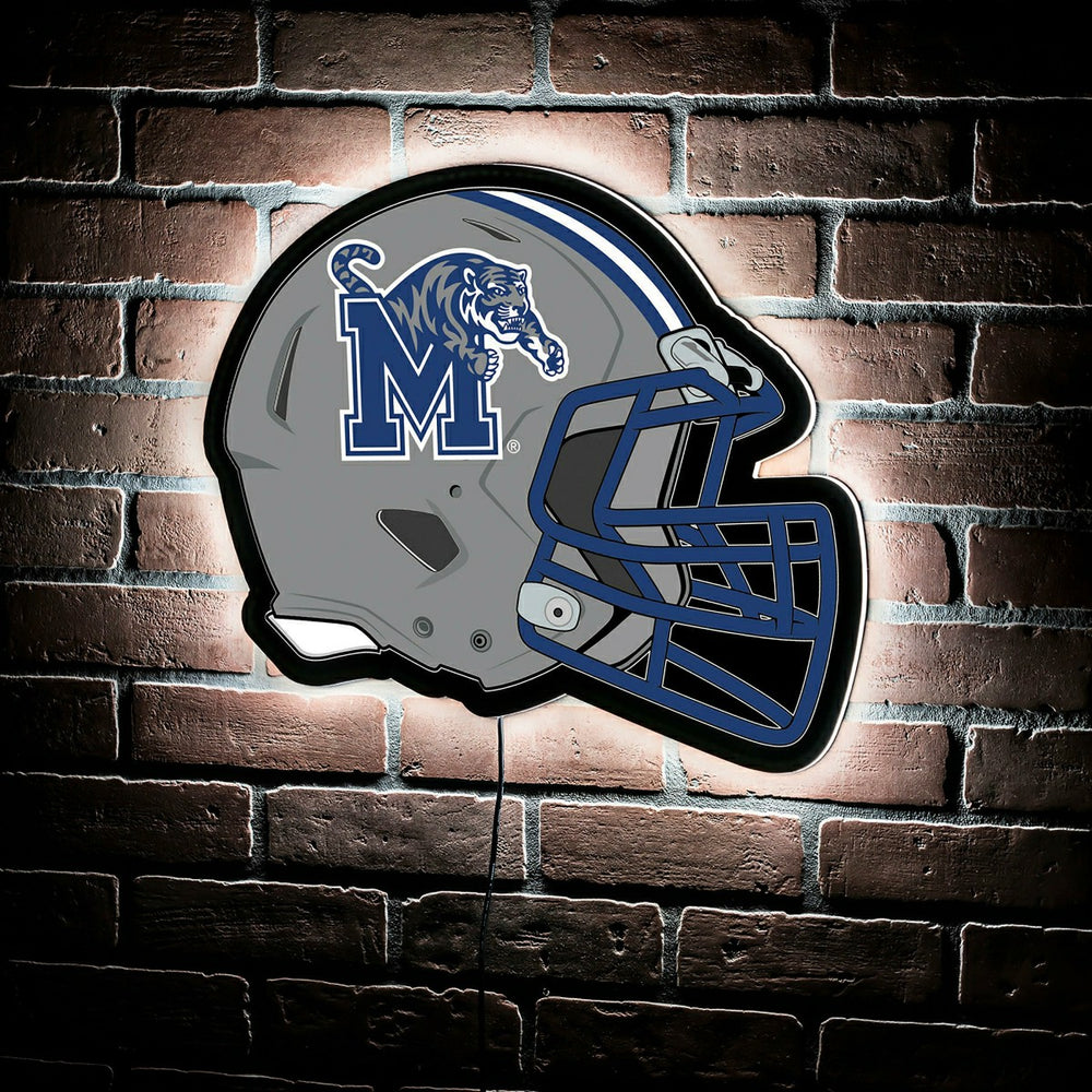 LED Wall Decor, Helmet, University of Memphis - Collegiate Home