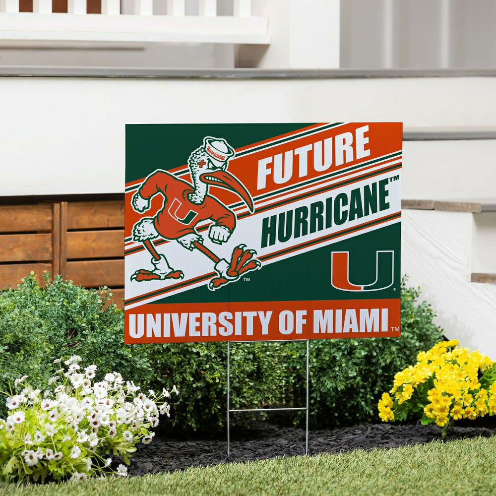 University of Miami Coroplast Yard Sign, Future Student - Collegiate Home