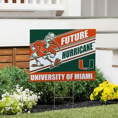 University of Miami Coroplast Yard Sign, Future Student - Collegiate Home
