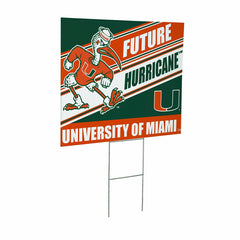 University of Miami Coroplast Yard Sign, Future Student - Collegiate Home