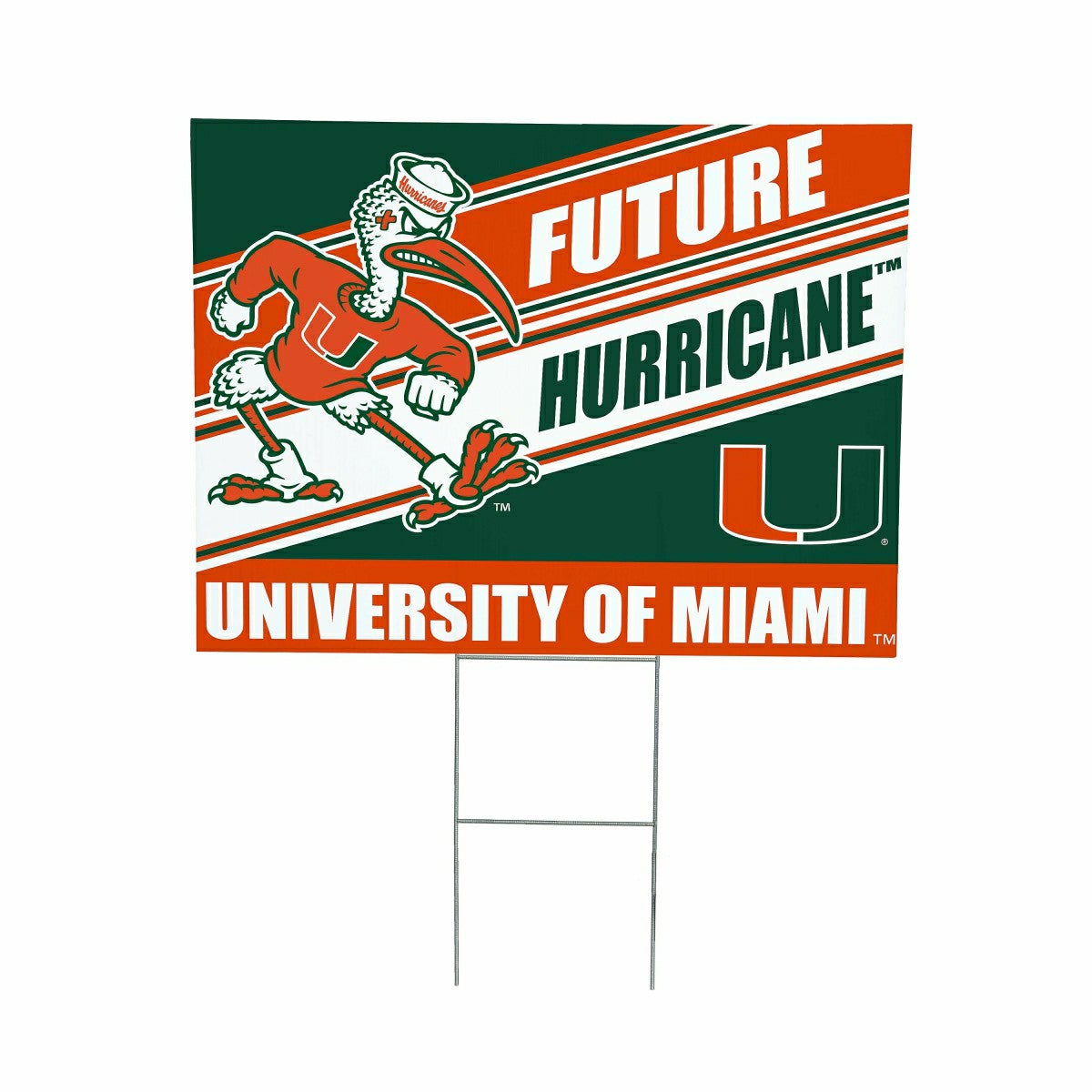 University of Miami Coroplast Yard Sign, Future Student - Collegiate Home