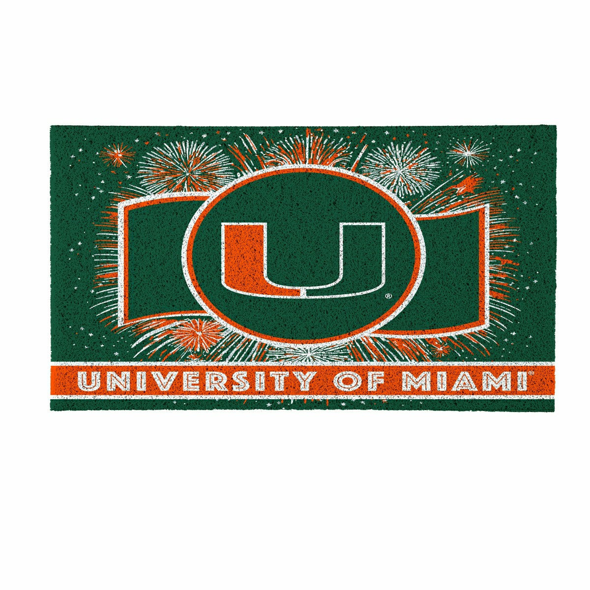 University of Miami Yard Sign, Patriotic - Collegiate Home