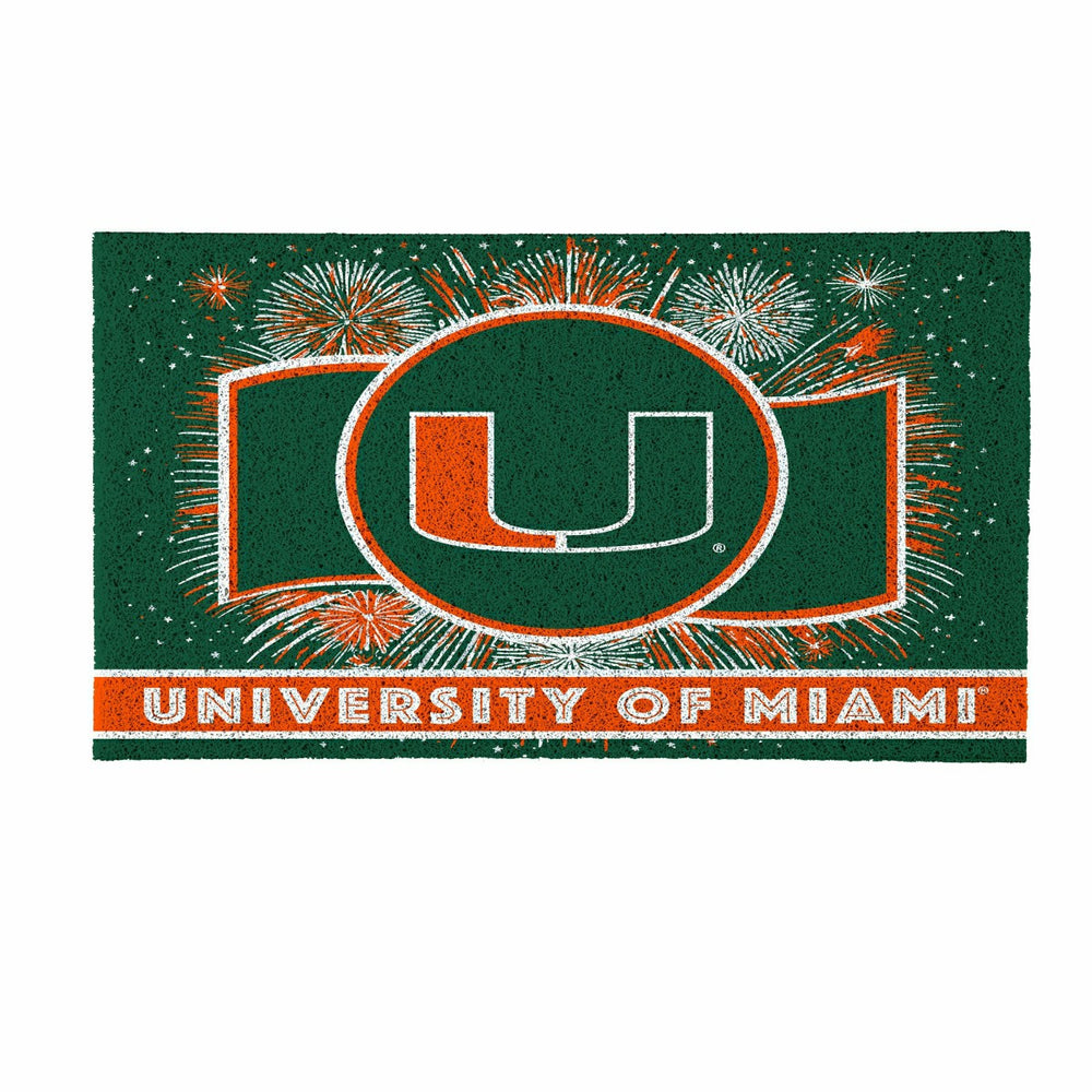 University of Miami Yard Sign, Patriotic - Collegiate Home