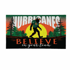 University of Miami Bigfoot PVC Mat, 28"x16" - Collegiate