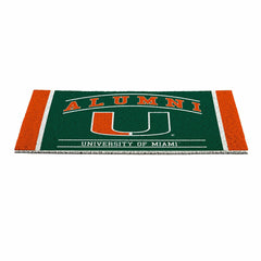 University of Miami Alumni Mat, 28"x16" - Collegiate