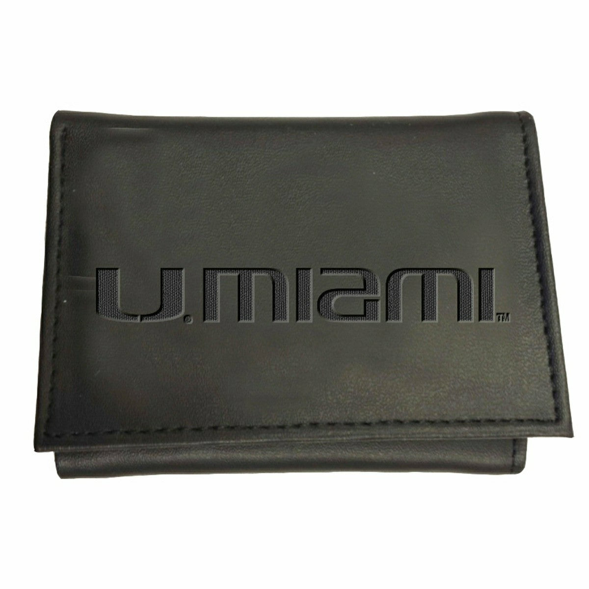 University of Miami, Tri-Fold Wallet, Black - Collegiate Home