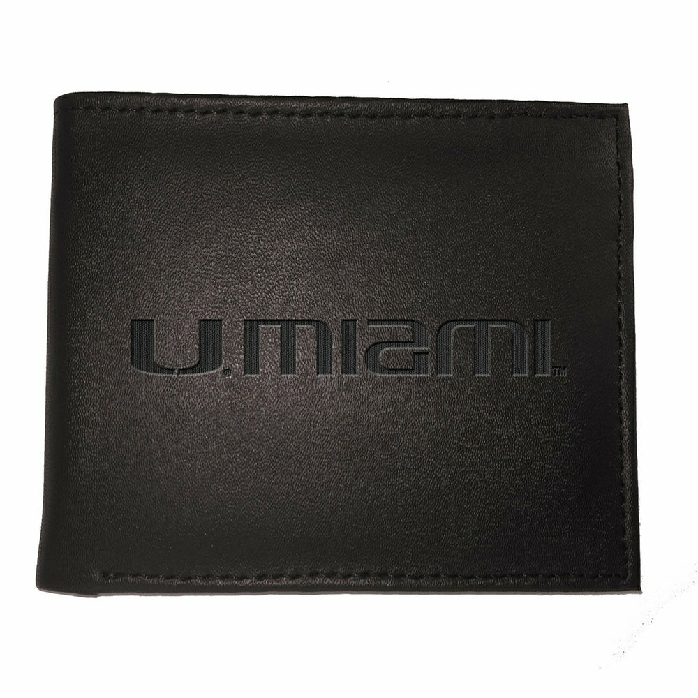 University of Miami, Bi-Fold Wallet, Black - Collegiate Home