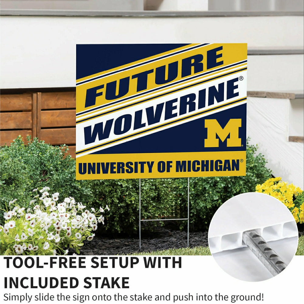 University Of Michigan Coroplast Yard Sign, Future Student - Collegiate Home