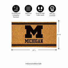 University Of Michigan, Coir Mat 1C - Collegiate