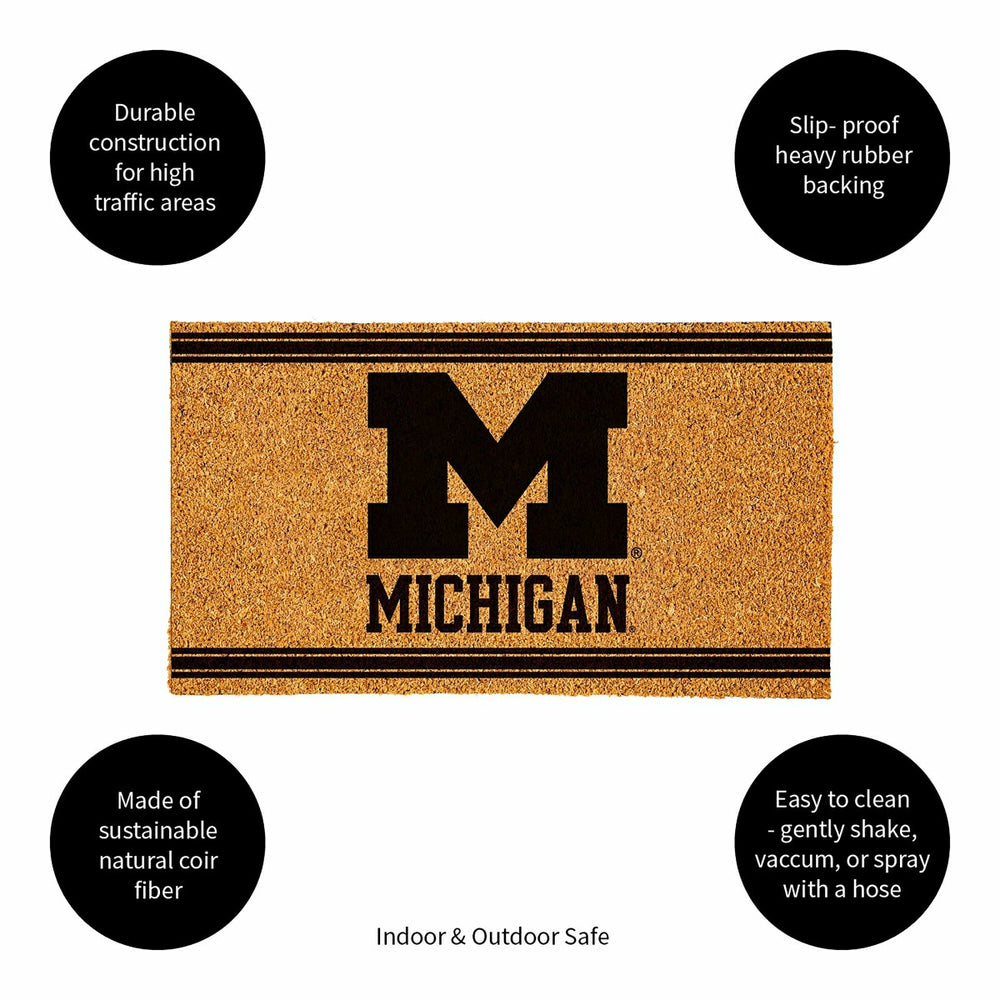 University Of Michigan, Coir Mat 1C - Collegiate