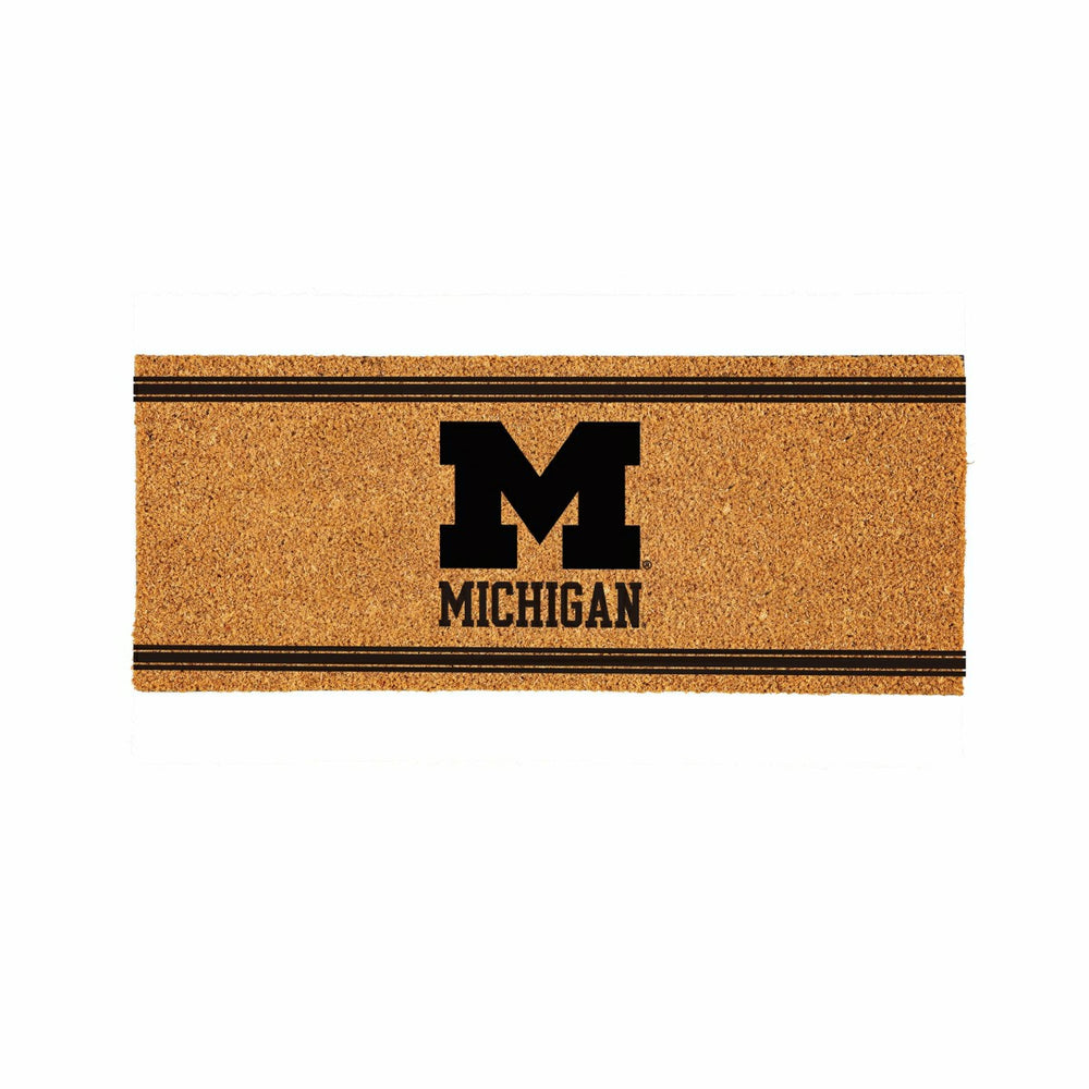 University Of Michigan Extra Large One Color Coir Mat, 60"x24" - Collegiate