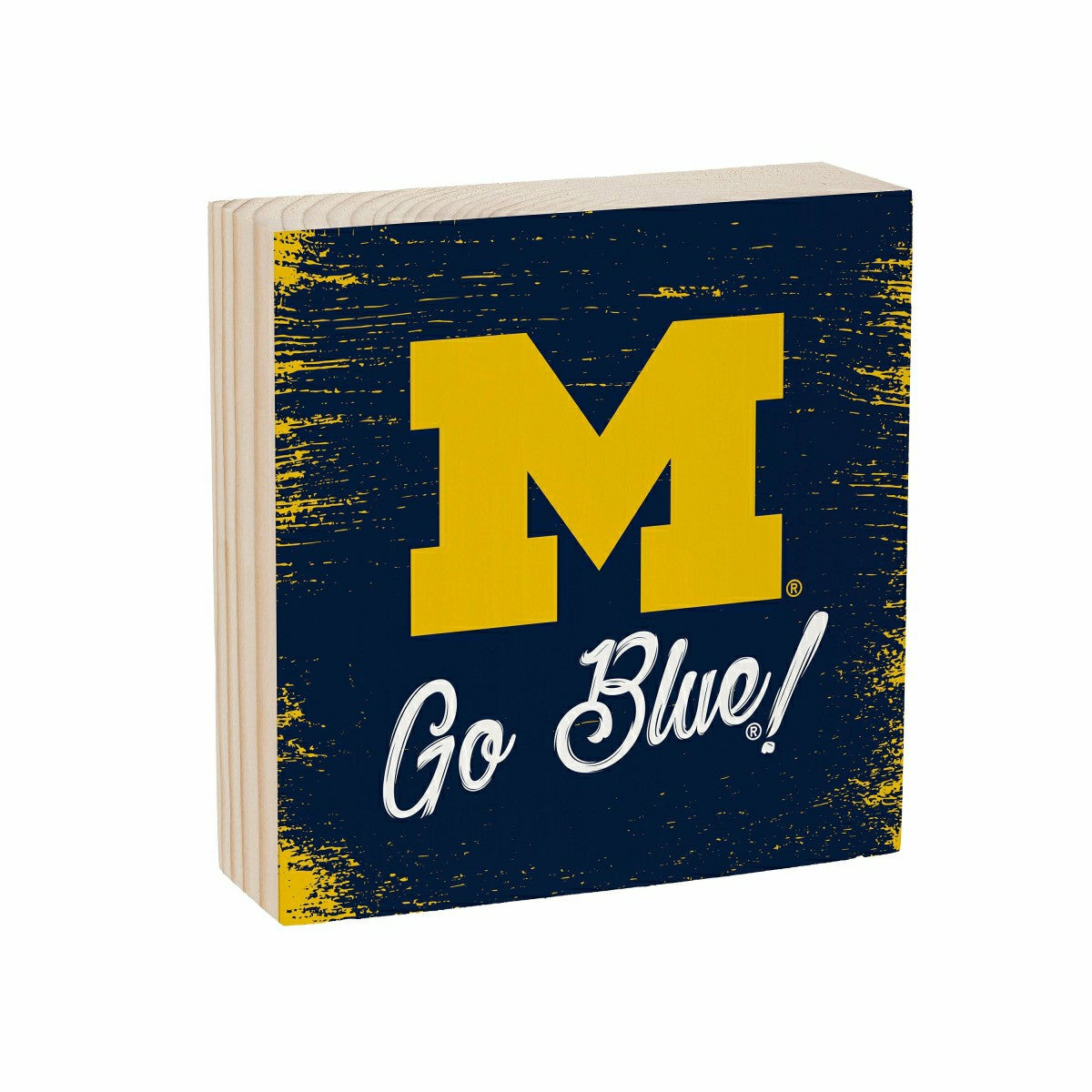 University Of Michigan Plock, Down Home Fans, 6x6 - Collegiate Home