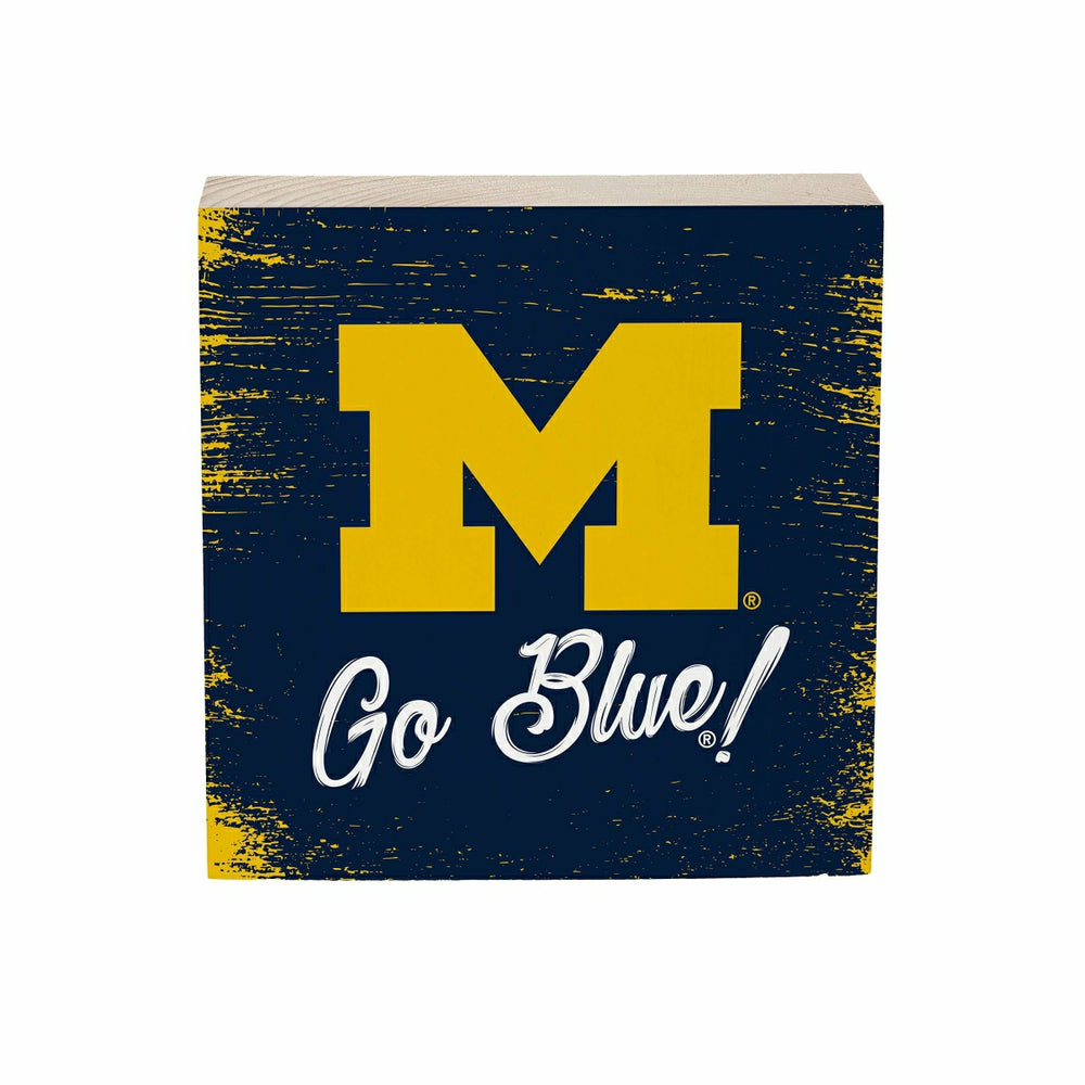 University Of Michigan Plock, Down Home Fans, 6x6 - Collegiate Home