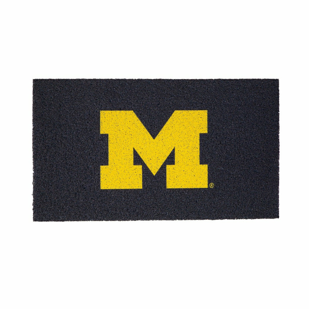 Full Color PVC Mat, 16" x 28", University Of Michigan - Collegiate