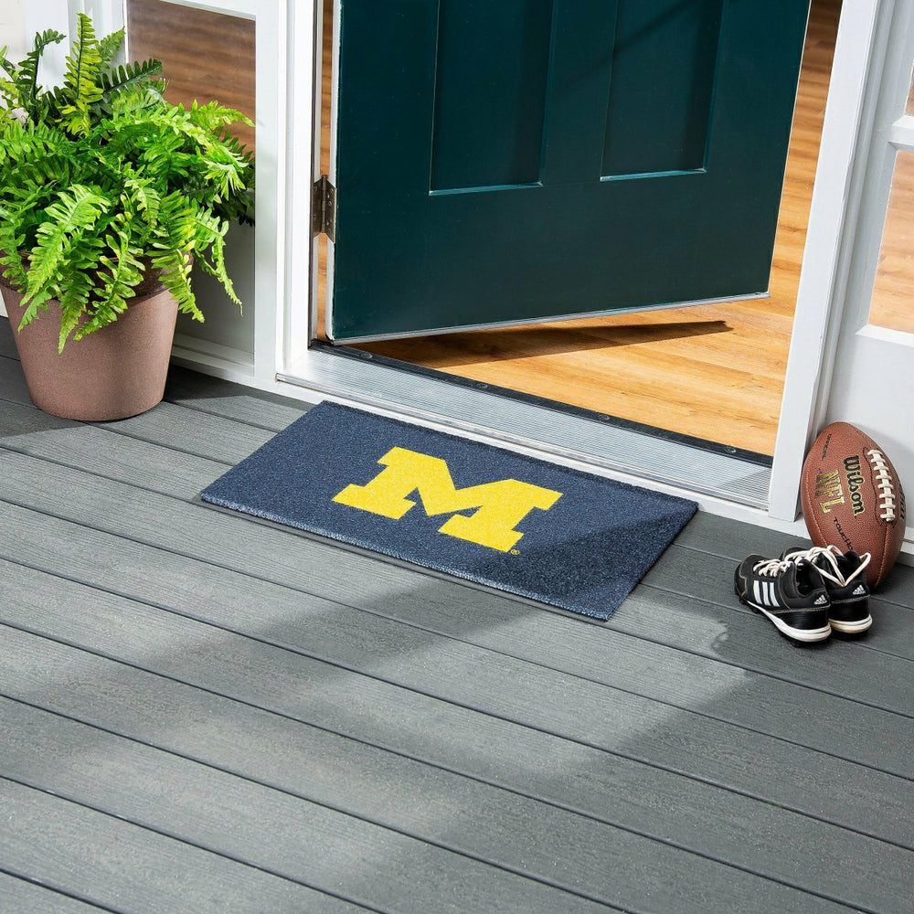 Full Color PVC Mat, 16" x 28", University Of Michigan - Collegiate