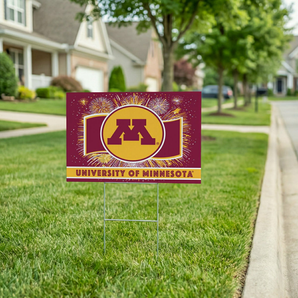 University of Minnesota Yard Sign, Patriotic - Collegiate Home