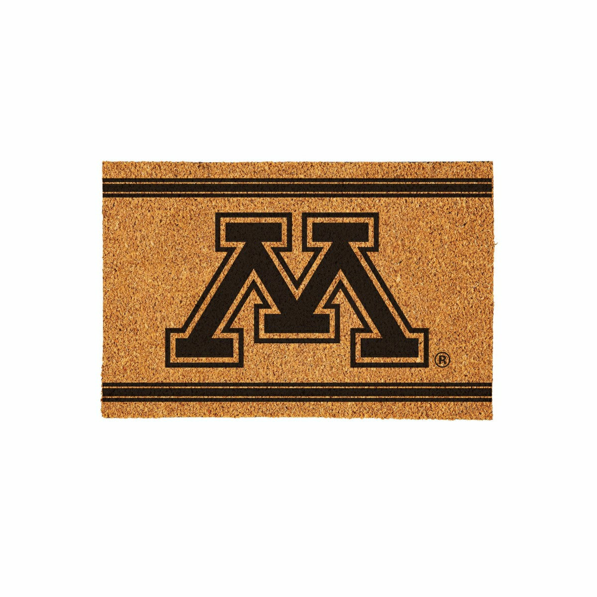 University of Minnesota Large One Color Coir Mat, 36"x24" - Collegiate