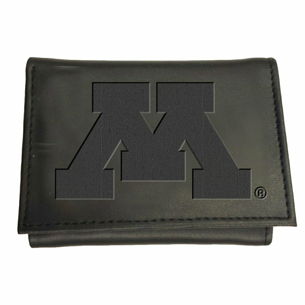 University of Minnesota, Tri-Fold Wallet, Black - Collegiate Home