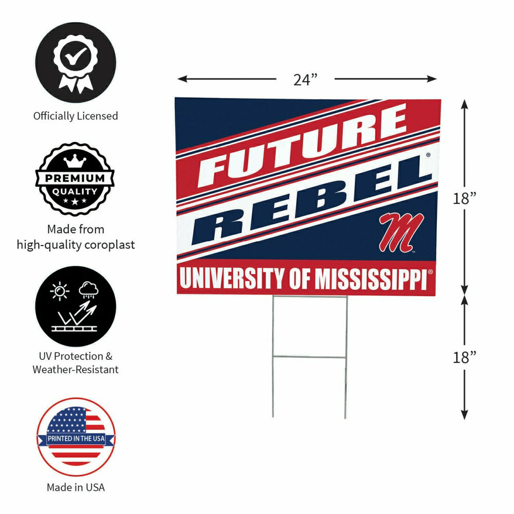 University of Mississippi Coroplast Yard Sign, Future Student - Collegiate Home