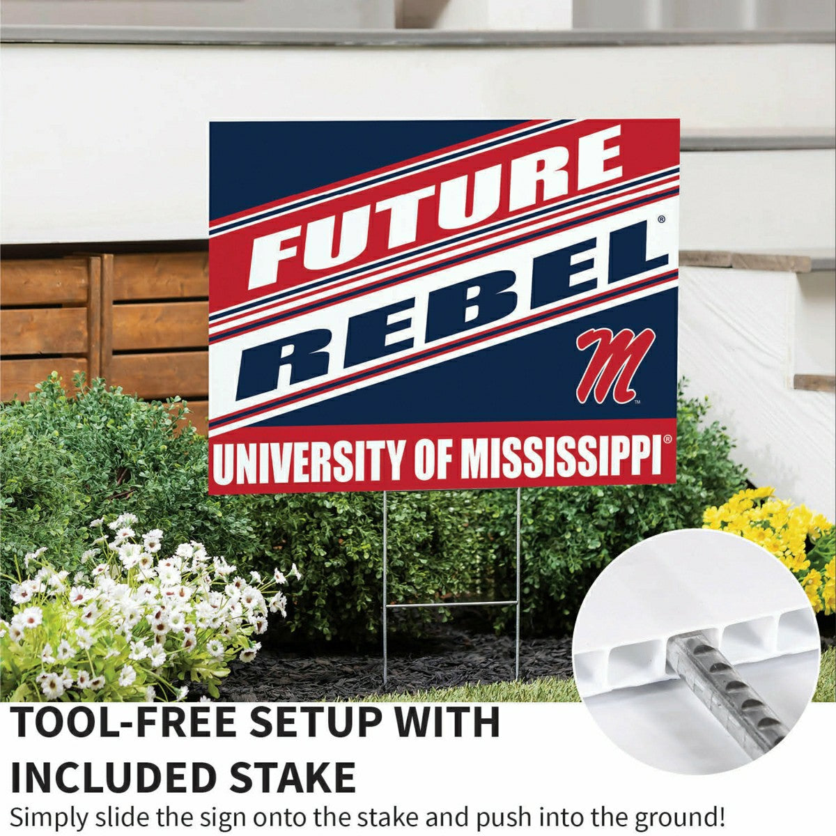 University of Mississippi Coroplast Yard Sign, Future Student - Collegiate Home