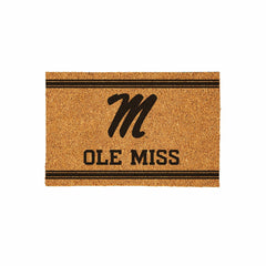 University of Mississippi Large One Color Coir Mat, 36"x24" - Collegiate