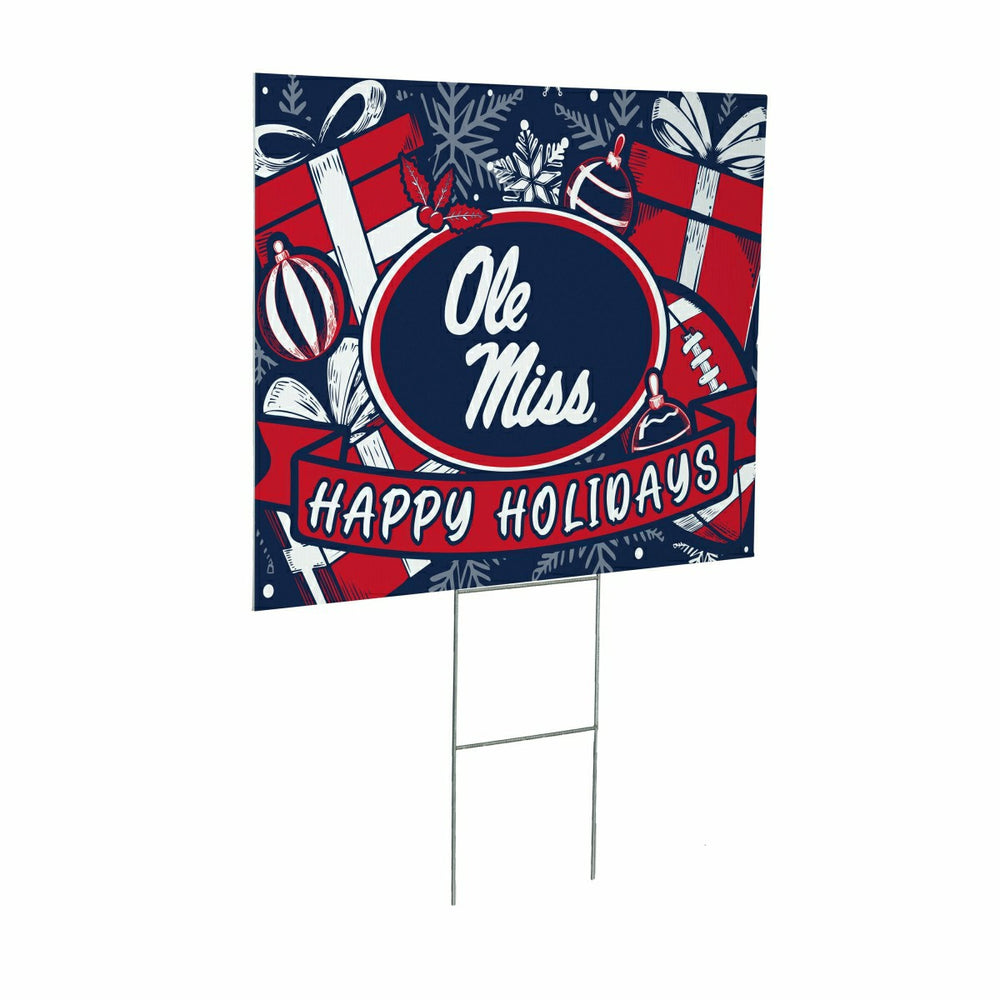 University of Mississippi Yard Sign, Holiday - Collegiate Home