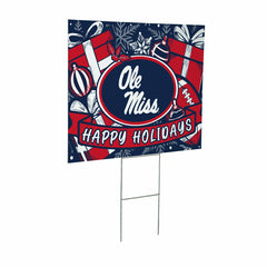 University of Mississippi Yard Sign, Holiday - Collegiate Home
