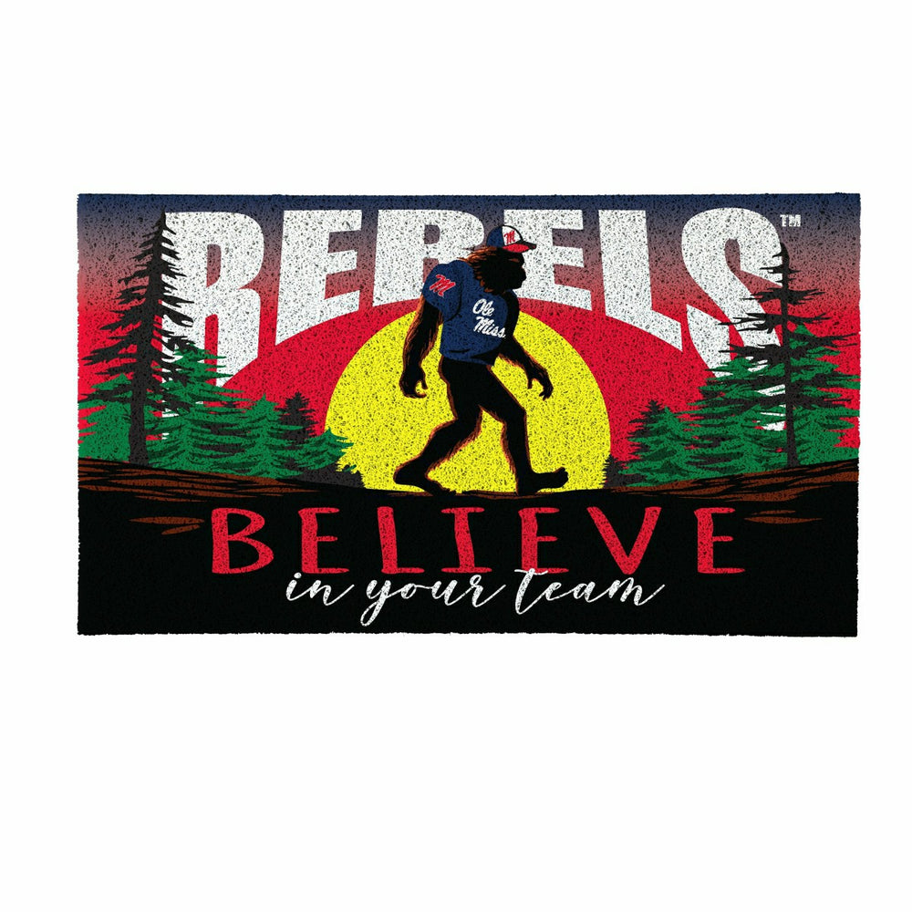 University of Mississippi Bigfoot PVC Mat, 28"x16" - Collegiate