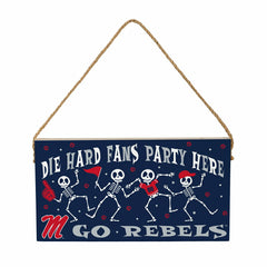 University of Mississippi Halloween Wood Wall Sign, 6x11 - Collegiate Home