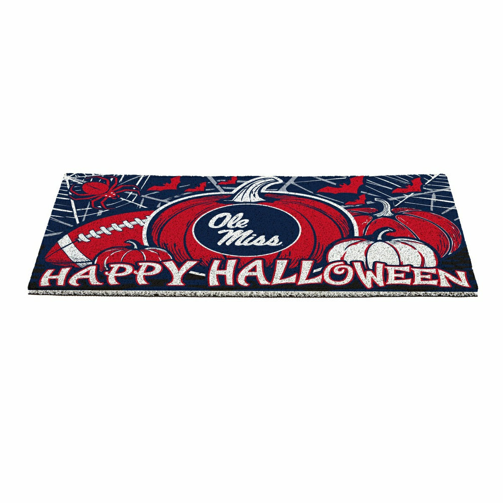 University of Mississippi Halloween PVC Mat, 28"x16" - Collegiate