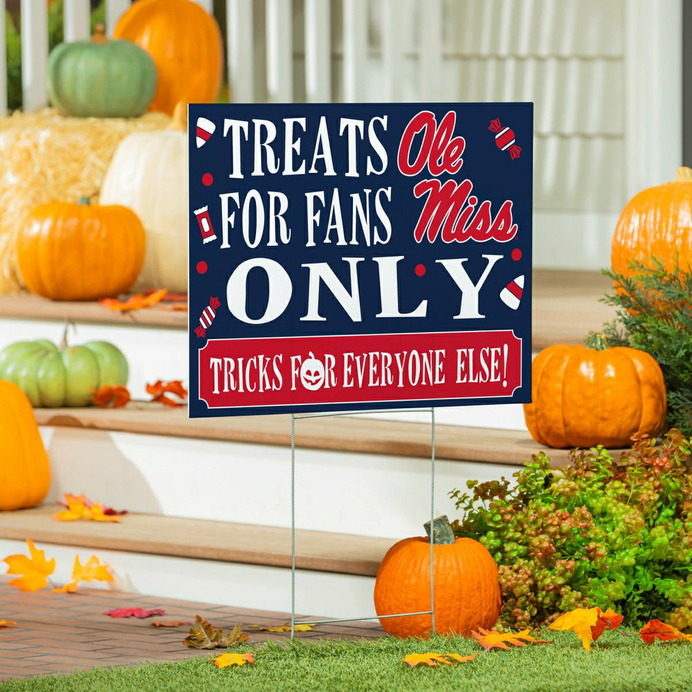 University of Mississippi Yard Sign, Halloween Treats for Fans - Collegiate Home