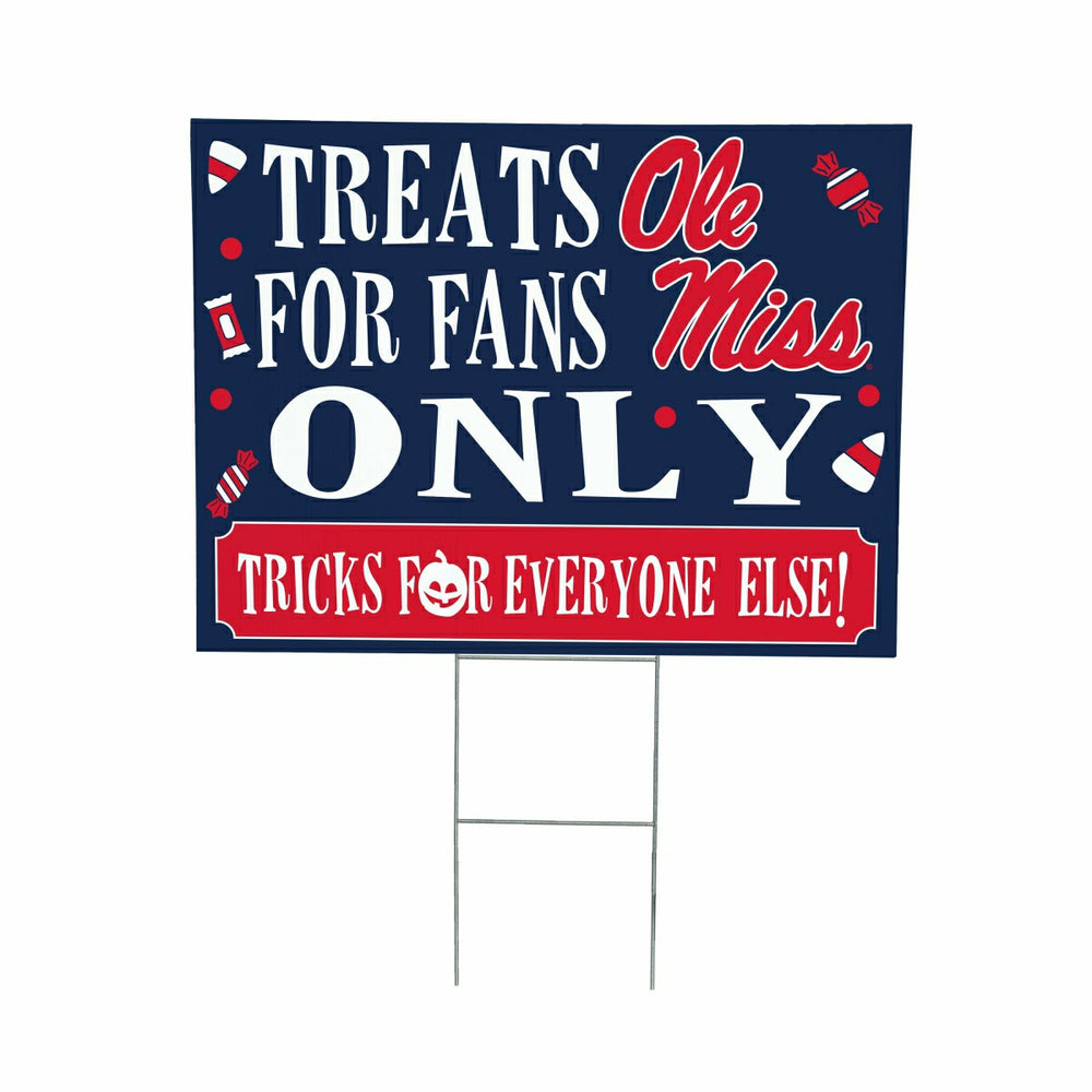 University of Mississippi Yard Sign, Halloween Treats for Fans - Collegiate Home