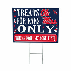 University of Mississippi Yard Sign, Halloween Treats for Fans - Collegiate Home
