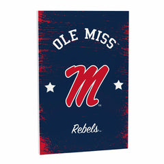 University of Mississippi Wood Wall Sign, 16x24 - Collegiate Home