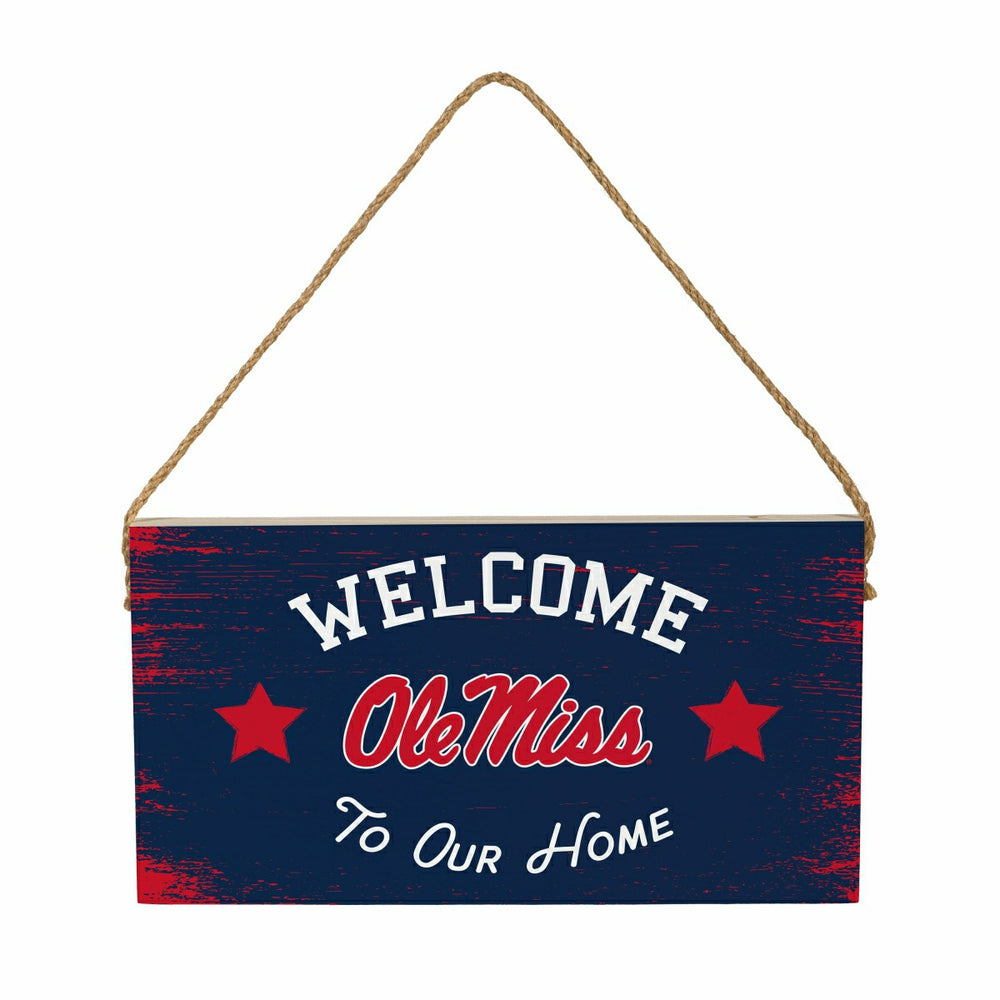 University of Mississippi Wood Wall Sign, 6x11 - Collegiate Home