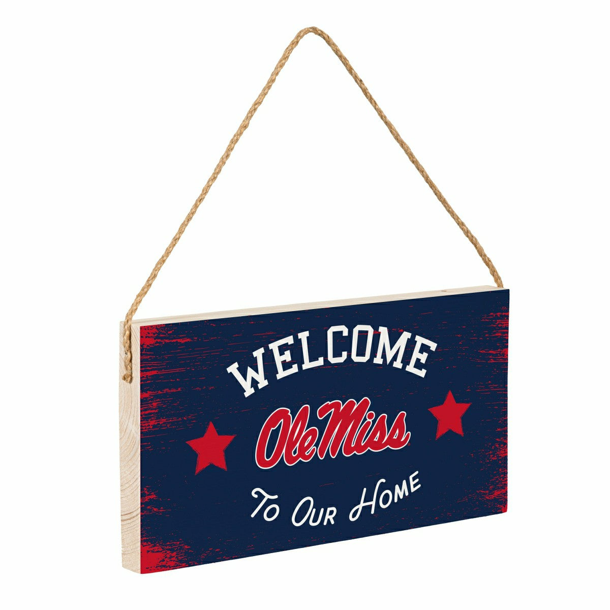University of Mississippi Wood Wall Sign, 6x11 - Collegiate Home