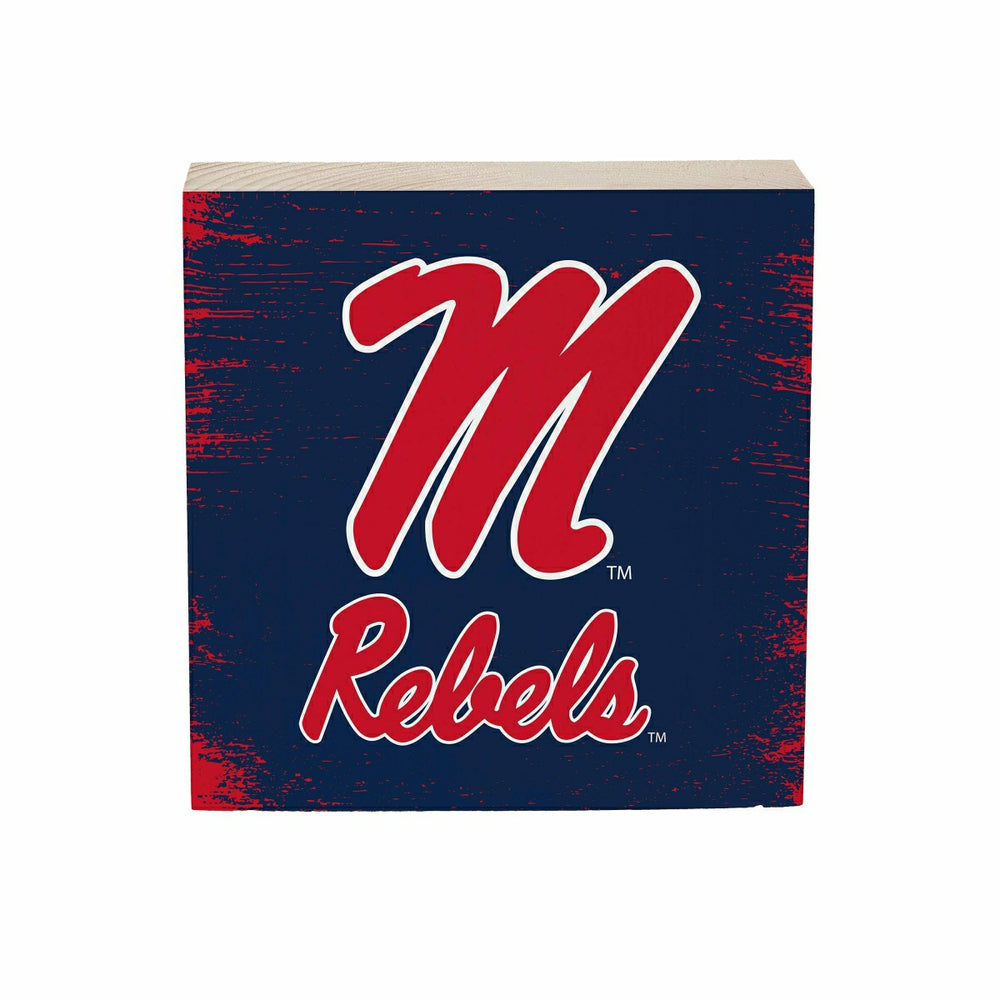 University of Mississippi Plock, Down Home Fans, 6x6 - Collegiate Home