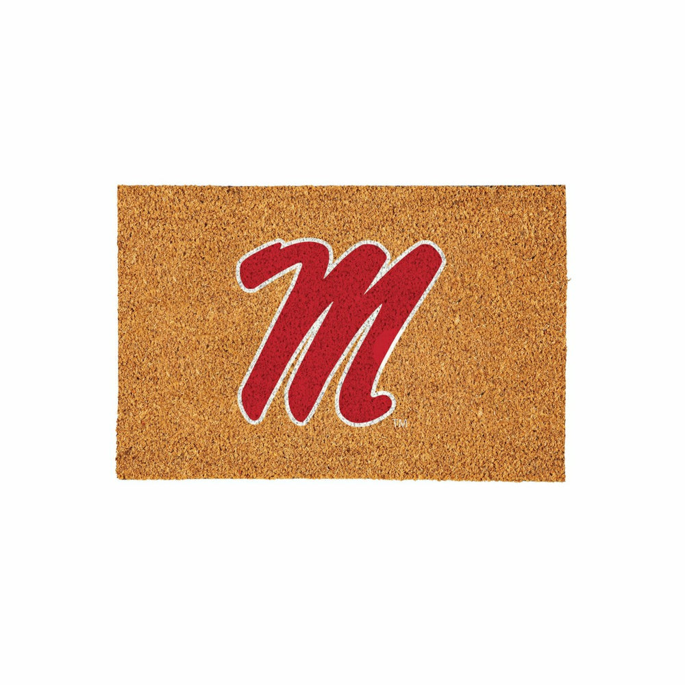 University of Mississippi Large Full Color Coir Mat, 36"x24" - Collegiate