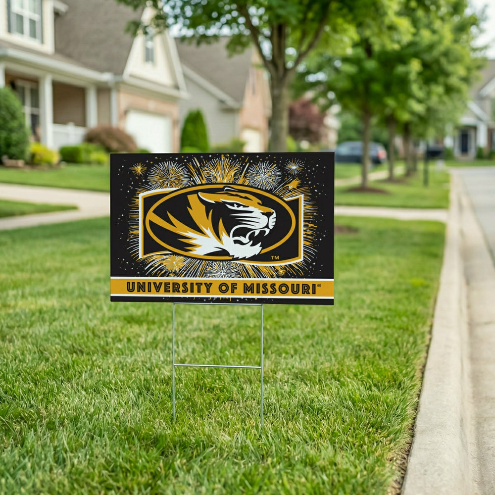 University of Missouri Yard Sign, Patriotic - Collegiate Home