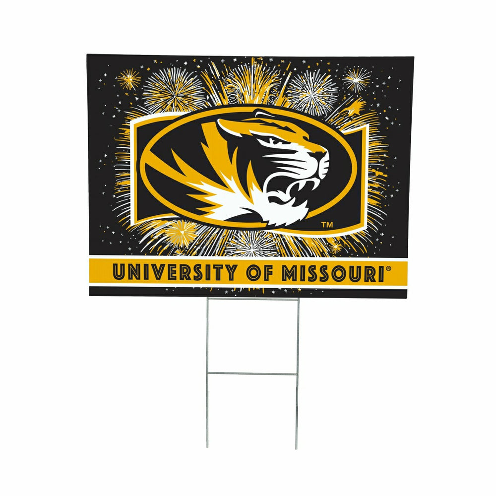 University of Missouri Yard Sign, Patriotic - Collegiate Home