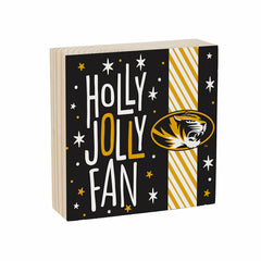 University of Missouri Block, Holiday, 6x6 - Collegiate Home