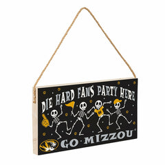 University of Missouri Halloween Wood Wall Sign, 6x11 - Collegiate Home