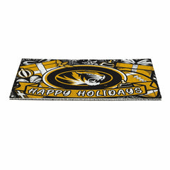University of Missouri Holiday PVC Mat, 28"x16" - Collegiate