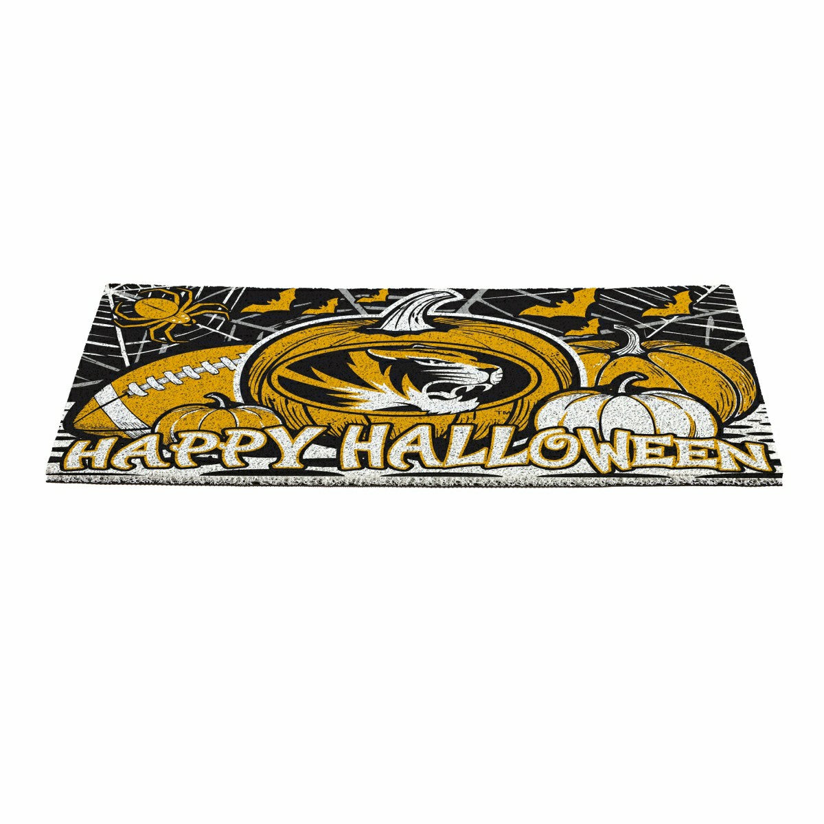 University of Missouri Halloween PVC Mat, 28"x16" - Collegiate
