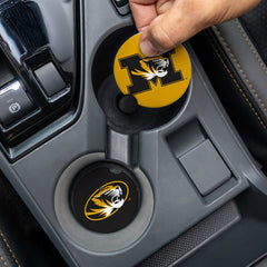 University of Missouri Car Coaster Set, 2pc - Collegiate Home