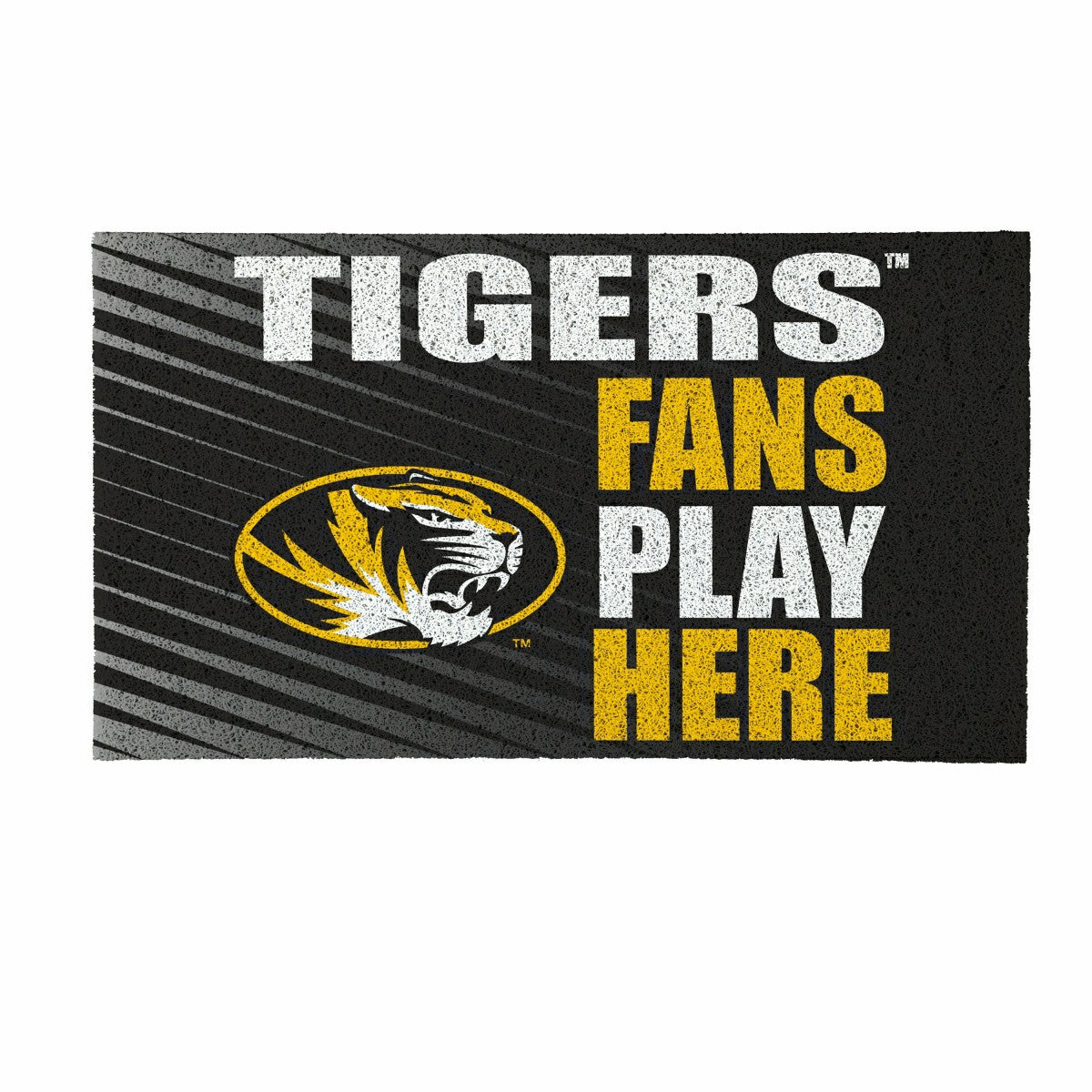 University of Missouri Fan Mat, 28"x16" - Collegiate